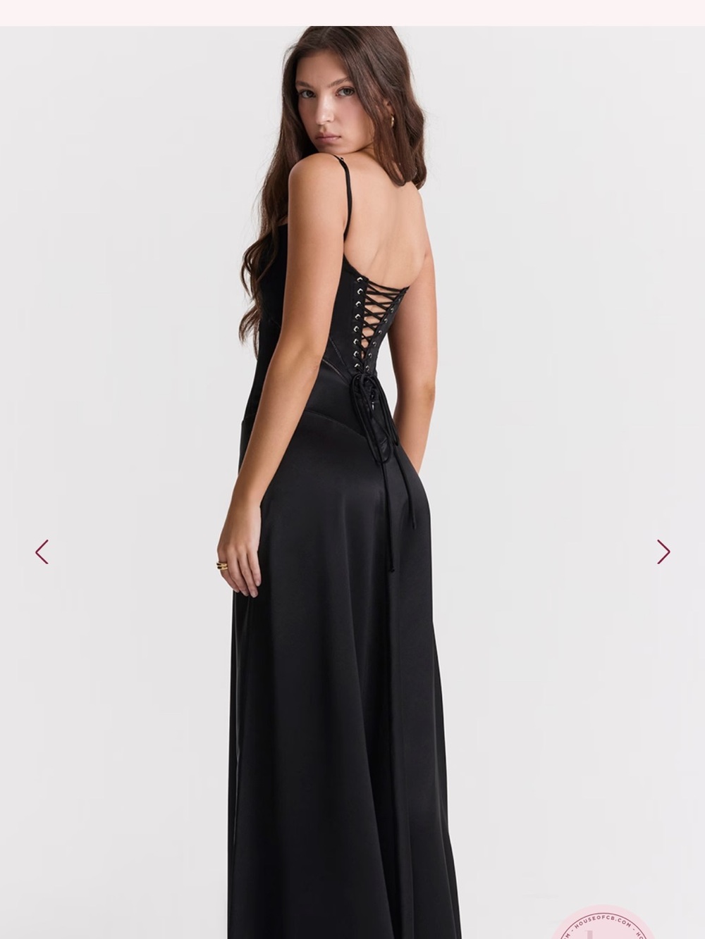 House of CB Black Anabella size S - Picture 2 of 5